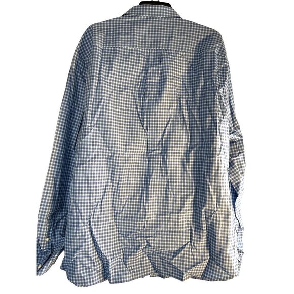 Calvin Klein Mens Dress Shirt Spread Collar Blue/Purple Checked Size XXL/TTG/EEG - Picture 2 of 7